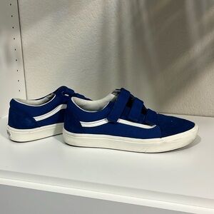 Blue Velcro Vans